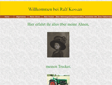 Tablet Screenshot of kossan.de